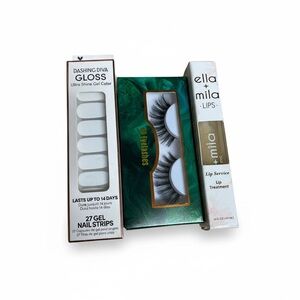 Dashing Diva Gloss Gel Nail Strips - Classic White